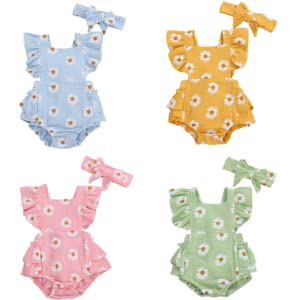BABY SUMMER DAISY ROMPER