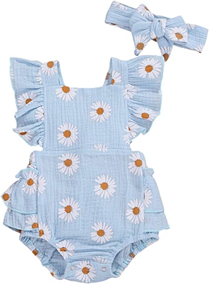 BABY SUMMER DAISY ROMPER
