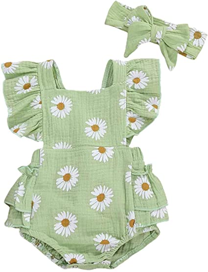 BABY SUMMER DAISY ROMPER