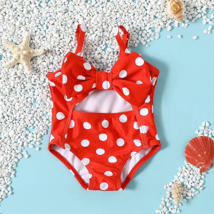 Baby Swimsuit Polka Dot Retro - Cozy Nursery