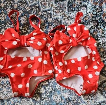 Baby Swimsuit Polka Dot Retro - Cozy Nursery