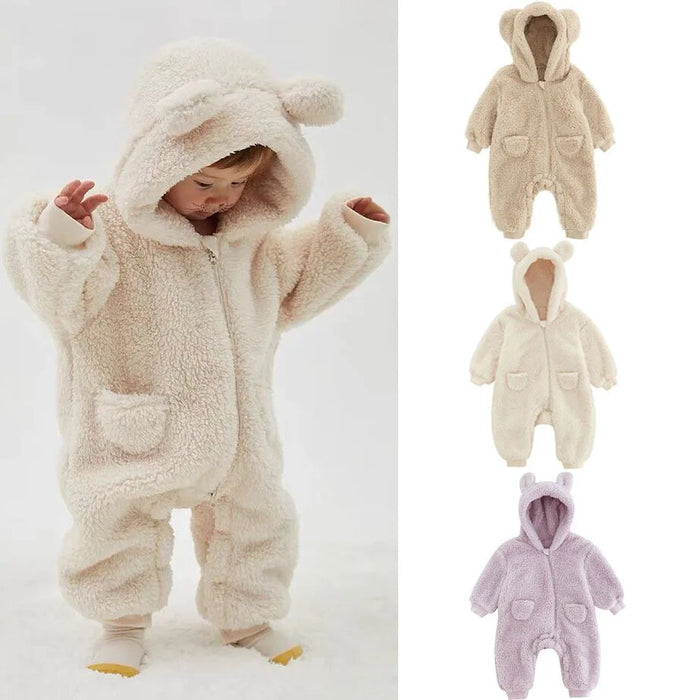 Baby Teddy Bear Onesie - Cozy Nursery