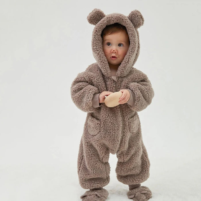 Baby Teddy Bear Onesie - Cozy Nursery