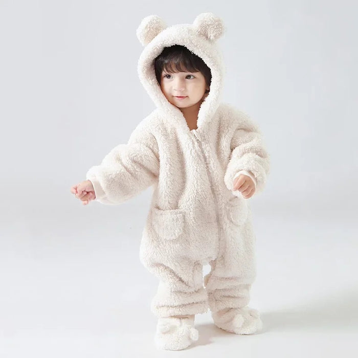 Baby Teddy Bear Onesie - Cozy Nursery