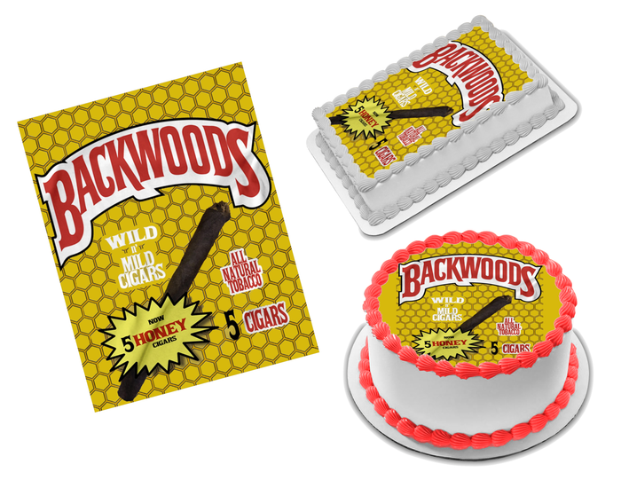 Backwoods Edible Image Frosting Sheet #3 Topper (70+ sizes)