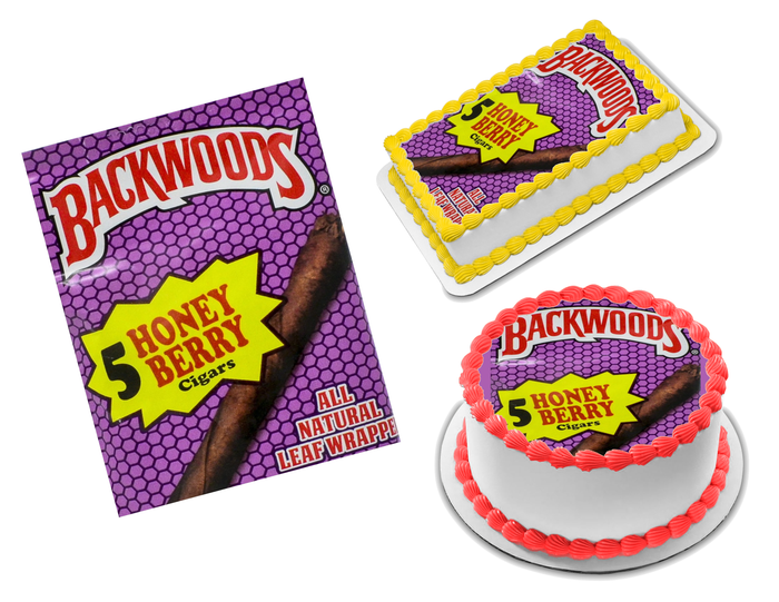 Backwoods Edible Image Frosting Sheet #4 Topper (70+ sizes)