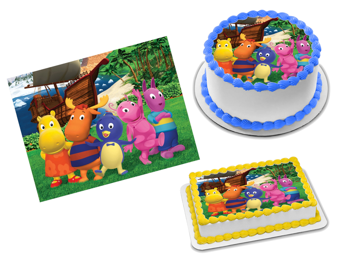 Backyardigans Edible Image Frosting Sheet #1 Topper (70+ sizes)
