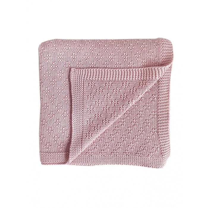 BAMBOO BLANKET DUSTY PINK