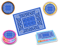 Bandana Blue Edible Image Frosting Sheet #9 Topper (80+ sizes)