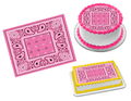 Bandana Pink Edible Image Frosting Sheet #3 Topper (70+ sizes)