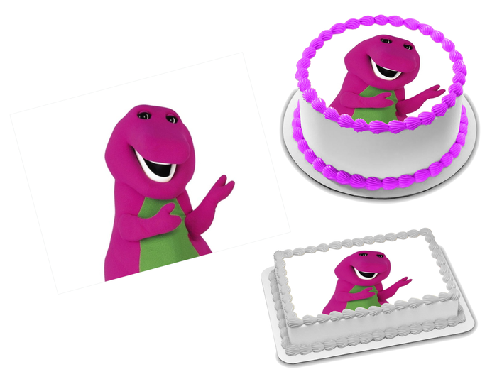 Barney Edible Image Frosting Sheet #24 Topper (70+ sizes)