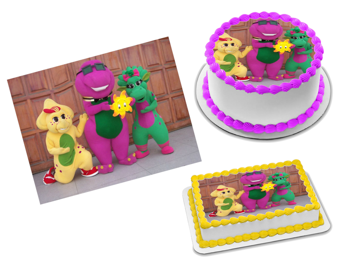 Barney Edible Image Frosting Sheet #6 Topper (70+ sizes)