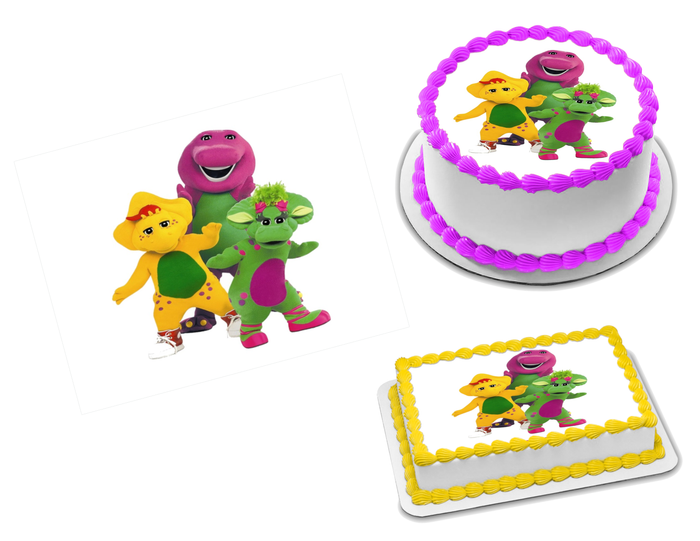 Barney Edible Image Frosting Sheet #9 Topper (70+ sizes)
