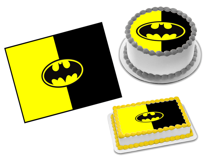 Batman Edible Image Frosting Sheet #49 Topper (70+ sizes)