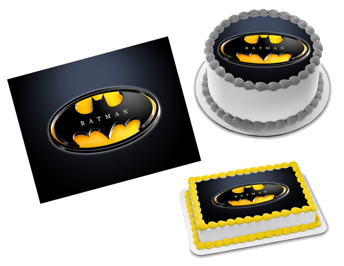 Batman Edible Image Frosting Sheet #51 Topper (70+ sizes)