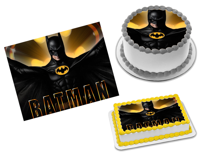 Batman Edible Image Frosting Sheet #52 Topper (70+ sizes)