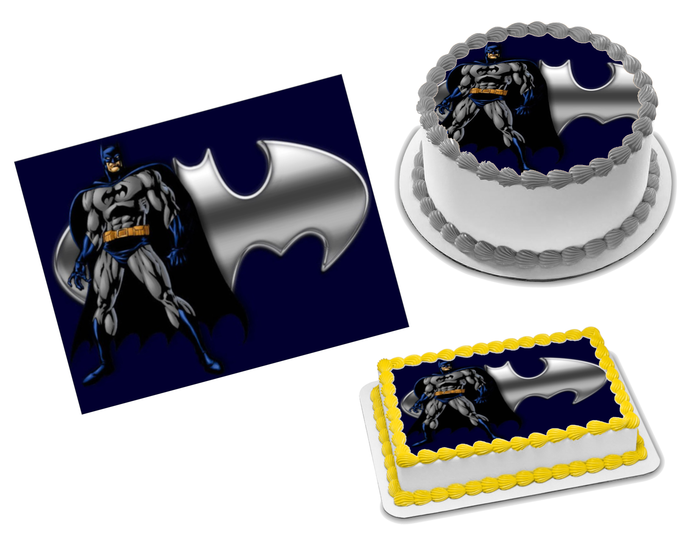 Batman Edible Image Frosting Sheet #6 Topper (70+ sizes)