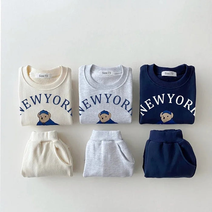 Bear Baby Clothes Set - Cozy Nursery