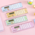 Bitoon Study Essential 2-in-1 Calculator Ruler