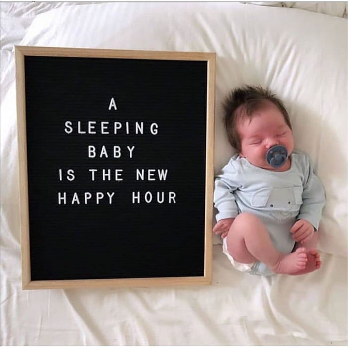 Black Felt Letter Board - Cozy Nursery