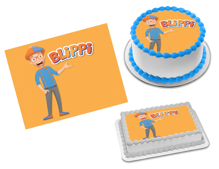 Blippi Edible Image Frosting Sheet #4 Topper (70+ sizes)