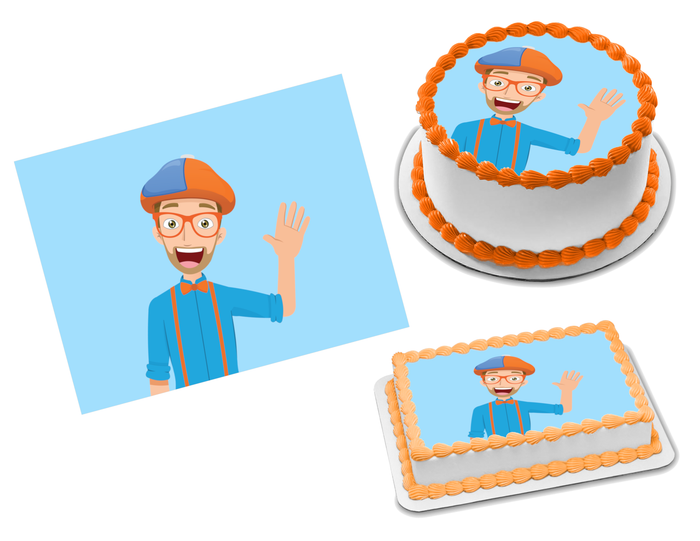 Blippi Edible Image Frosting Sheet #6 (70+ sizes)