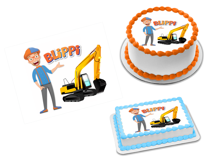 Blippi Edible Image Frosting Sheet #7 Topper (70+ sizes)