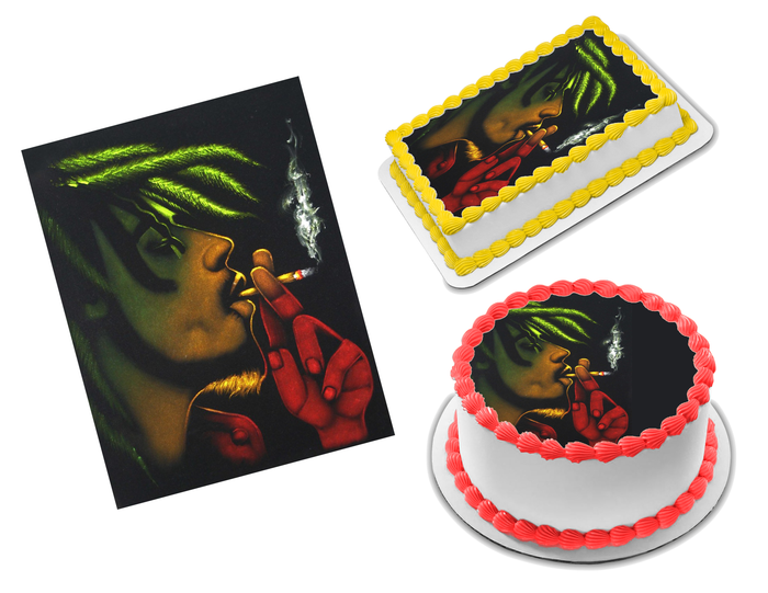 Bob Marley Edible Image Frosting Sheet #31 Topper (70+ sizes)