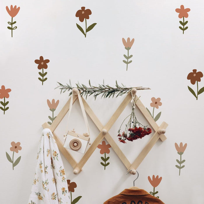 Boho Flower Wall Stickers