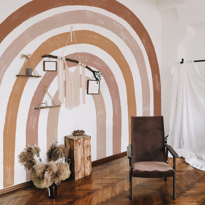 Boho Watercolor Rainbow Wall Sticker