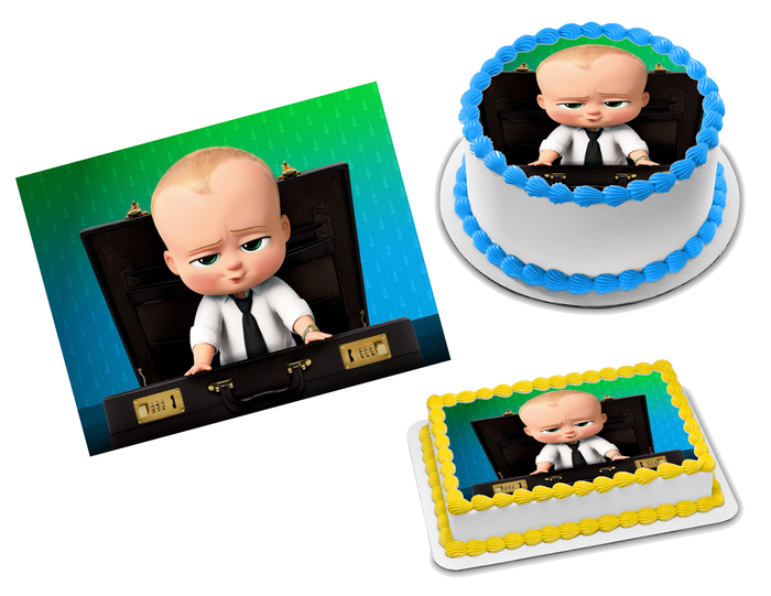 Boss Baby Edible Image Frosting Sheet #6 Topper (70+ sizes)