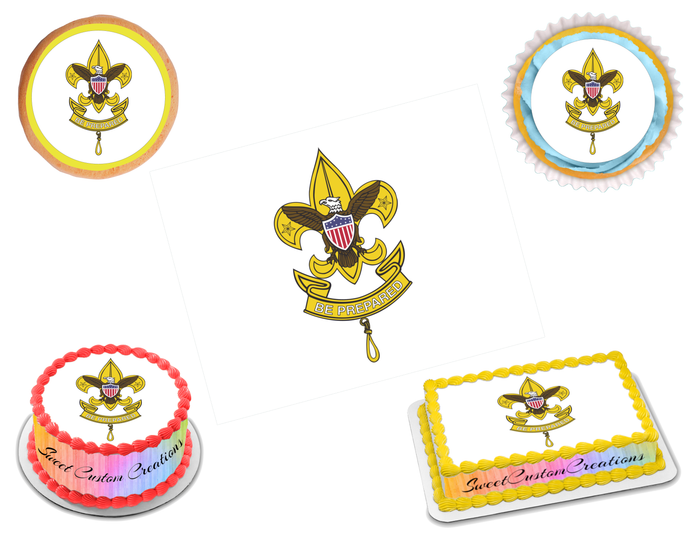 Boy Scouts Edible Image Frosting Sheet #2 Topper (70+ sizes)