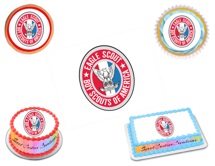 Boy Scouts Edible Image Frosting Sheet #7 Topper (70+ sizes)