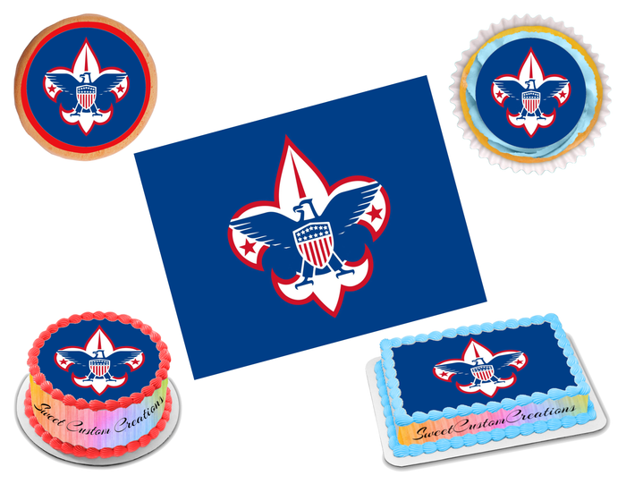 Boy Scouts Edible Image Frosting Sheet #8 Topper (70+ sizes)