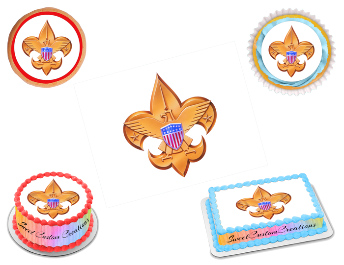 Boy Scouts Edible Image Frosting Sheet #9 Topper (70+ sizes)