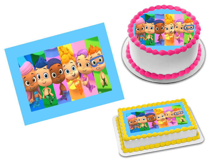 Bubble Guppies Edible Image Frosting Sheet #17 Topper (70+ sizes)