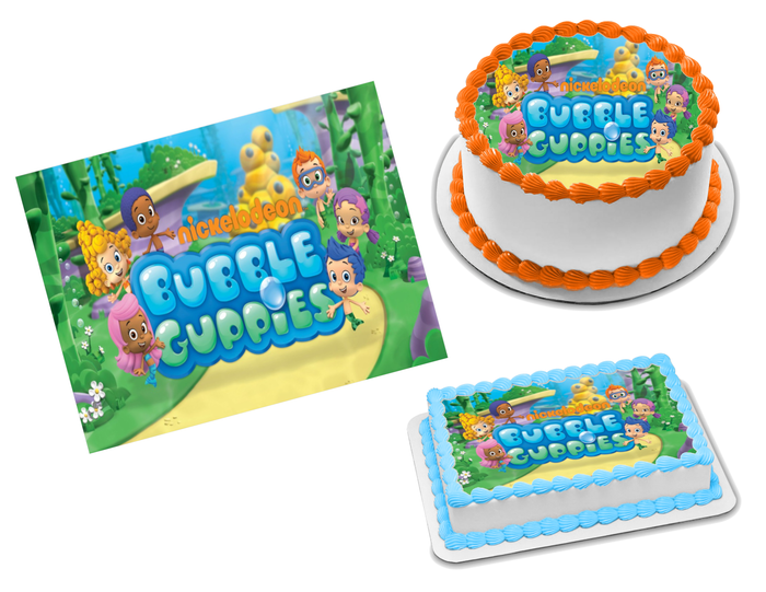 Bubble Guppies Edible Image Frosting Sheet #8 Topper (70+ sizes)