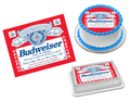 Budweiser Edible Image Frosting Sheet #1 Topper (70+ sizes)