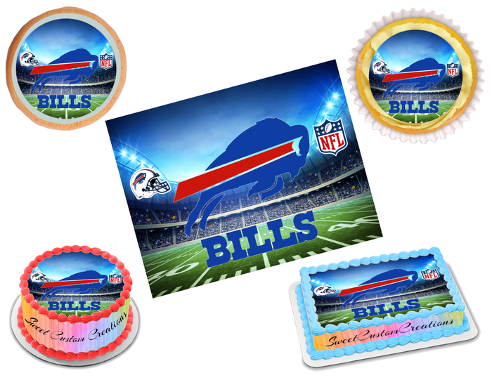 Buffalo Bills Edible Image Frosting Sheet #57 Topper (80+ sizes)