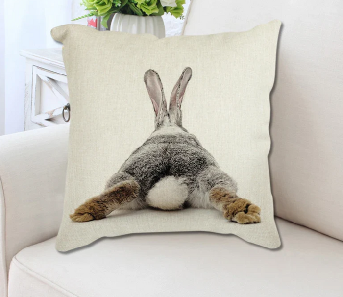 Bunny Rabbit Decorative Cushion Cover