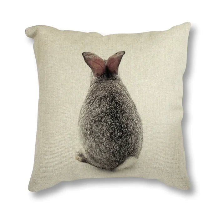 Bunny Rabbit Decorative Cushion Cover