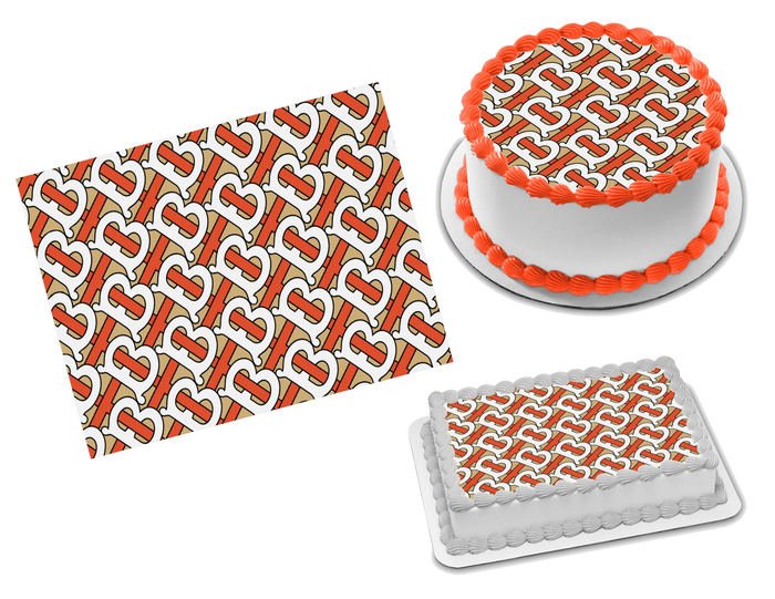 Burberry Edible Image Frosting Sheet #7 Topper (70+ sizes)