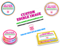 Burn Away Cake Edible Image Combo Frosting Sheet Topper Set (50+ sizes)