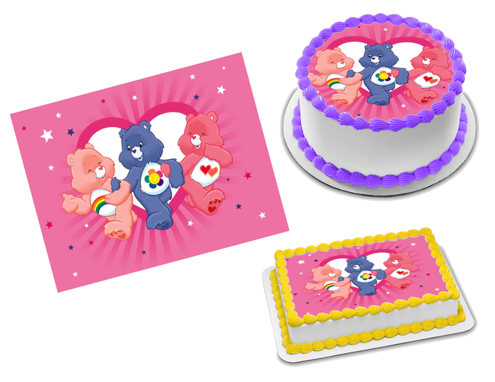 Care Bears Edible Image Frosting Sheet #61 Topper (70+ sizes)