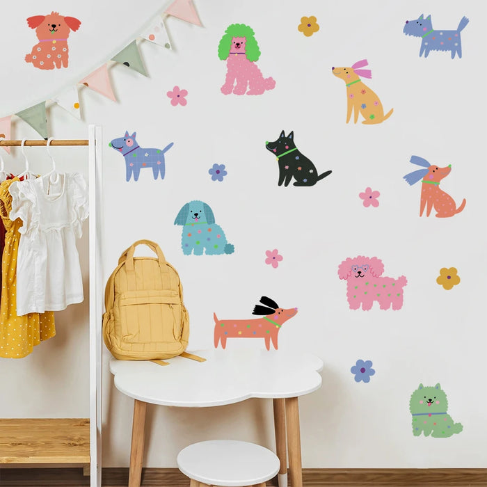 Cartoon Puppy Wall Stickers
