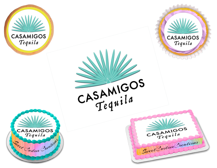 Casamigos Edible Image Frosting Sheet #1 Topper (70+ sizes)