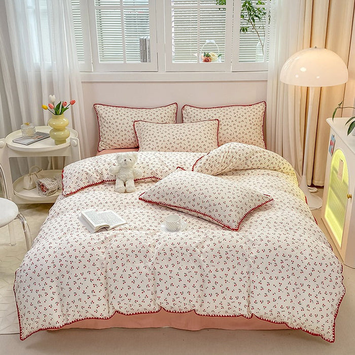 Cherry Toddler Bedding Set - Cozy Nursery