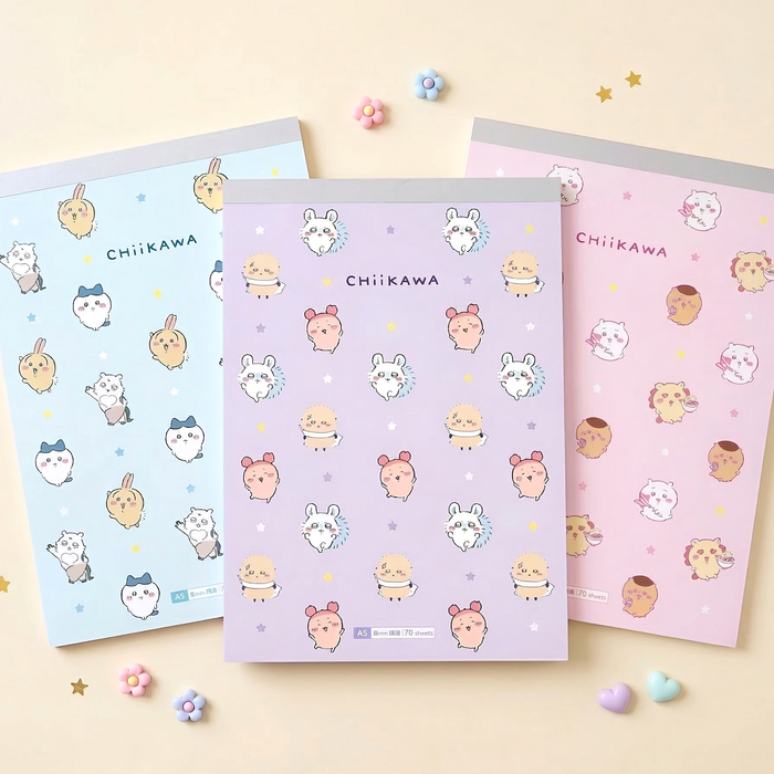 Chiikawa Happy Friends Large Notepad