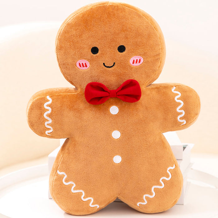 Christmas Gingerbread Pillow - Cozy Nursery