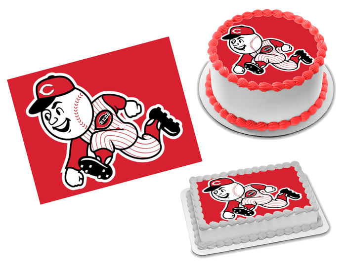 Cincinnati Reds Edible Image Frosting Sheet #5Z Topper (70+ sizes)